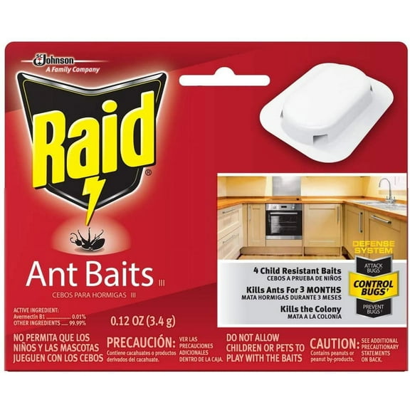 Raid Ant Killer Baits, For Household Use, Child Resistant, 4 Count