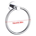 thumbnail image 3 of Towel Holder Stainless Steel Practical Fixing Rings Hanging Rack Exquisite Convenient Hanger Stand for Home Bathroom Kitchen Use Bright color, 3 of 6