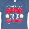 thumbnail image 4 of Inktastic That's My Awesome Sister out There with Volleyball Boys or Girls Baby Bodysuit, 4 of 5