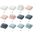 thumbnail image 3 of Billuyoard 2 unids/set juego de toallas de diseño bordado de fresa de práctico para adultos Toalla de baño de algodón Toallas y Paños Conjunto verde azul, 3 of 6