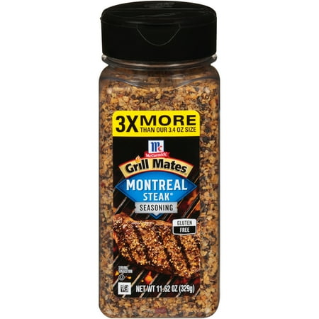 McCormick Grill Mates Montreal Steak Seasoning, 11.62 (Best Steak For Grilling At Home)