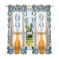 thumbnail image 6 of Yayeee Window Curtains Light Filtering 63"x42" Grommet Panel Pair Home Living Room Decor, Leopards Leaves, 6 of 7