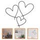 thumbnail image 1 of BEADCEST 3Ud De Pared Metal Corazón Negro Para Crear Ambiente Romántico En El Hogar, 1 of 7