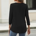 thumbnail image 5 of 250th Anniversary USA Shirts for Women Casual 3/4 Sleeve USA Flag Print Tshirts Crew Neck 4th of July Patriotic Tunic Tops Independence Day Celebration Party 1776-2026 Blouses, M, 5 of 5
