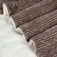 thumbnail image 2 of Legacy Decor Luxury Ultra Plush and Soft Sherpa Fleece Throw Blanket, 52” x 71” Grey, 2 of 3
