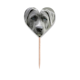 thumbnail image 1 of Hermoso perro mascota animal picture Etiqueta del corazón de la bandera del palillo de dientes, 1 of 3