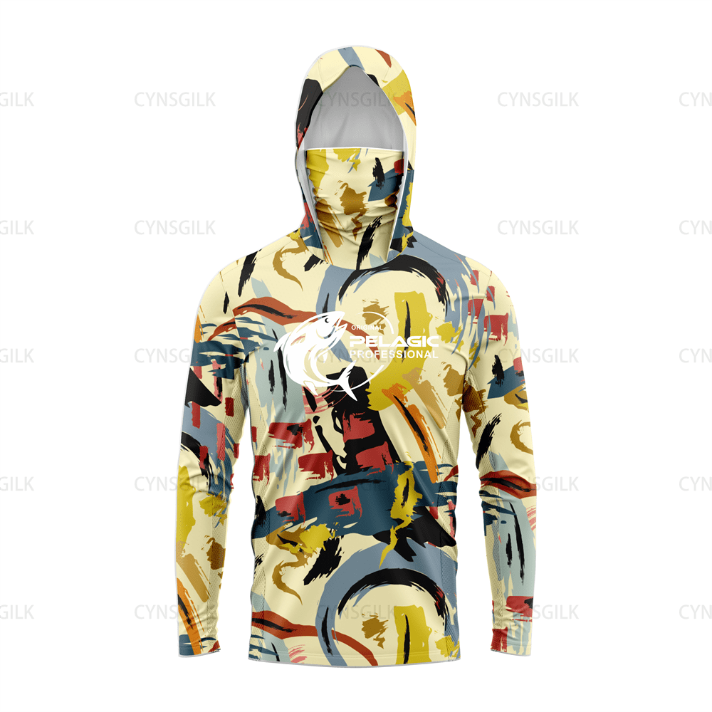 Acheter Sweat à capuche raglan de pêche performant pour hommes - Chemise à manches longues anti-UV UPF 50+ avec visière en maille