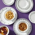 Corelle Classic 16Piece Black & White Mix and Match Dinnerware Set