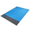 thumbnail image 2 of Estera de playa plegable Naiovety manta para exteriores azul, 2 of 6