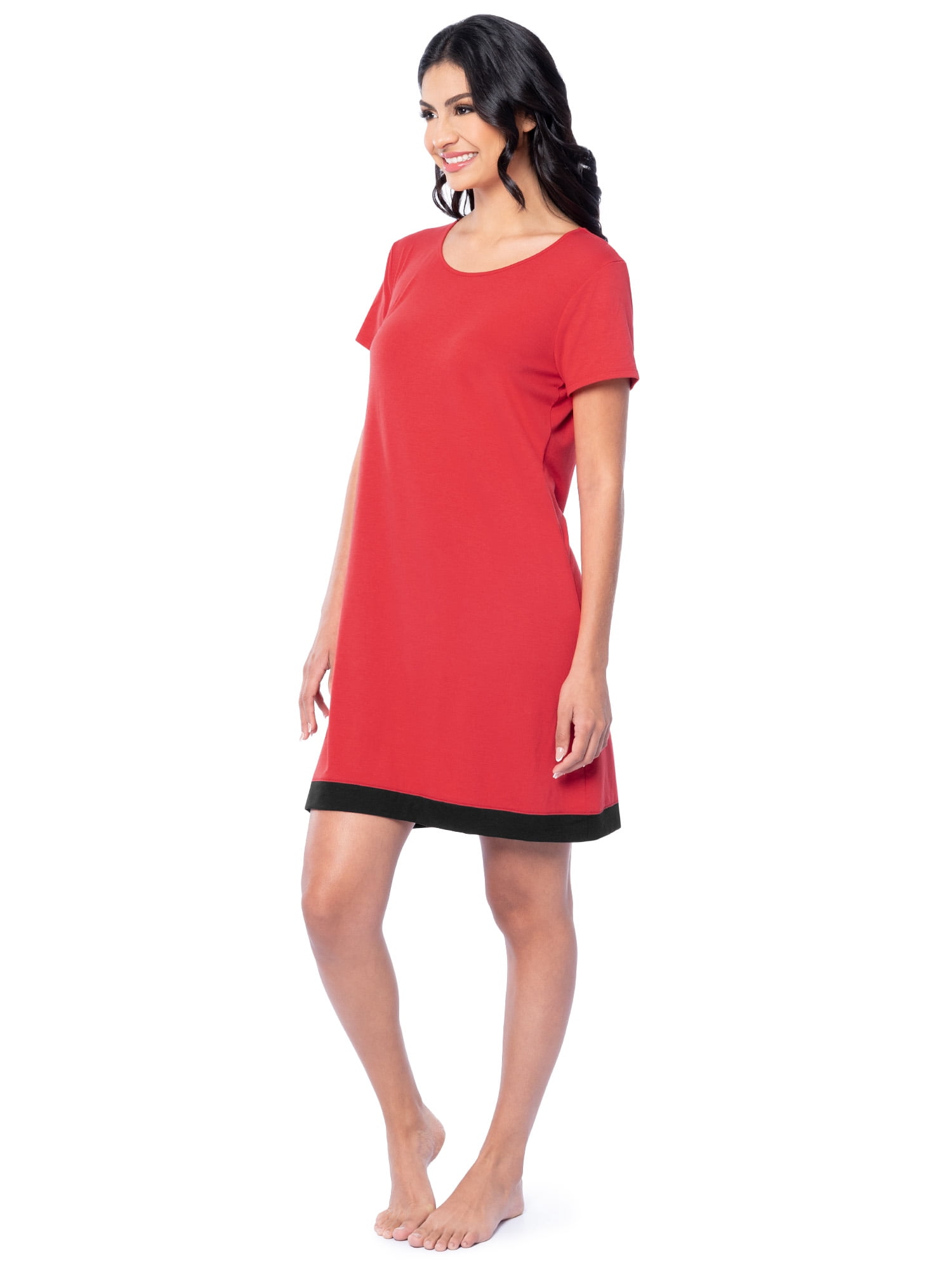 Fruit of the Loom Women's Soft and Breathable Pajama Sleepshirt, Sizes S-5X