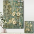 thumbnail image 3 of Designart Pastel Magnolia II Floral & Botanical Print on Natural Pine Wood Art Print, 30" x 40", 3 of 3