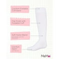 thumbnail image 3 of MeMoi  Cuffed Opaque Knee High Socks - Girls - Female, 7-8, White, 3 of 9