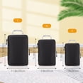 thumbnail image 3 of Billuyoard Paquete de 3 bolsas de almacenamiento de equipaje de viaje a prueba de agua, organizador de cosméticos, portátil, escalada, Almacenamiento y organización del hogar Negro, 3 of 6