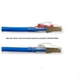 thumbnail image 7 of Black Box GigaTrue 3 - Patch cable - TAA Compliant - RJ-45 (M) to RJ-45 (M) - 6 m - foiled unshielded twisted pair (F/UTP) - CAT 6a - booted, riser - blue, 7 of 7