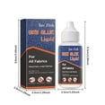 thumbnail image 3 of Pegamento para Ropa Ganfancp Aguja E Hilo Lavable Adhesivo para Planchar Reparación de Ropa 30Ml, 3 of 7