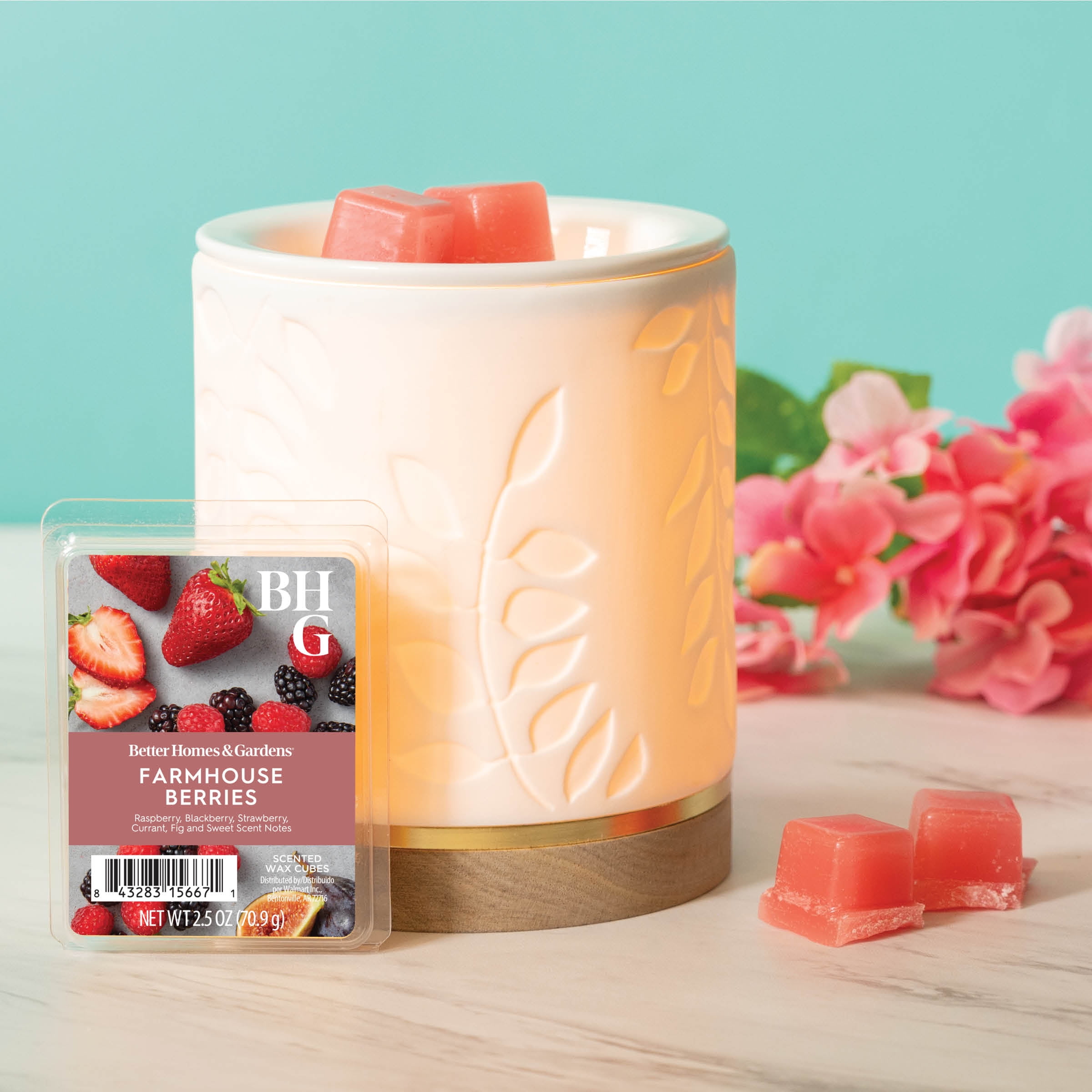 Farmhouse Berries Scented Wax Melts, Better Homes & Gardens, 2.5 oz (1-Pack)