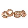 thumbnail image 2 of Godinger 94256 Anneaux de Serviette en Maille Ronde en Cuivre - Lot de 4, 2 of 3