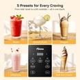 thumbnail image 3 of Flimma Multi-Functional Slushie Machine, 15-Minute Fast Freezing, 5 One-Touch Presets (Slush/Milkshake/Cocktail), 2.8-18% ABV Support, Large Capacity  AS301, 3 of 18