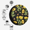 thumbnail image 6 of Kdxio Bees and Sunflowers for Tire Cover Wheel Protectors Tyre Covers Weatherproof Wheel Covers Universal Fit for Trailer Rv SUV Truck Camper Travel Trailers 16 inch, 6 of 8