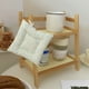 thumbnail image 4 of Estantes Metálicos de Doble Capa para Escritorio, Organizador de Madera Beige, para Dormitorio y Cocina, 39,5 X 28,5 X 18 Cm, Diseño Elegante Que Ahorra Espacio para El Hogar y La Oficina., 4 of 7