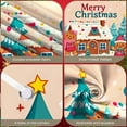 thumbnail image 4 of Gingerbread Man Christmas Banner Gingerbread House Xmas Display Snowflake Colorful Decorations Holiday Backdrop for Christmas Party Home Decor Indoor Celebration, 4 of 9