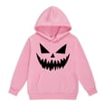 thumbnail image 4 of Mercatoo Halloween Hooded Sweatshirt for Kids Long Sleeve Pumpkin Printed Tops Boys Girls Warm Peppy Hoodie with Pocket, 4 of 6