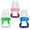 Mix Color, variant on Baby Fruit Feeder Pacifier 3Pack-Fresh Food Feeder-Silicone Nipple Teething Toy-Silicone Pouches for Toddlers & Kids