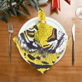 thumbnail image 2 of Napkin Satin Napkin 20*20Inchx4 Kitchen Towel Dinner Plate Towel Decorative Towel Napkin Tea Towel Suitable For Kitchen Table Yellow Eyed Tiger, 2 of 8