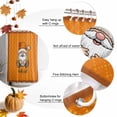 thumbnail image 5 of Shower Curtain 36"W x 78"L Hello Fall Cute Gnome Maple Leaves Fabric Shower Curtains Set with Hooks Water Repellent Bathroom Curtains Machine Washable Bathroom Accessories, 5 of 6