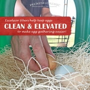 Pecking Order Chicken Nest Box Pads 10 Pack, Made with Great Lakes Aspen Excelsior Wood Fibers. Brown in color for a natural look.