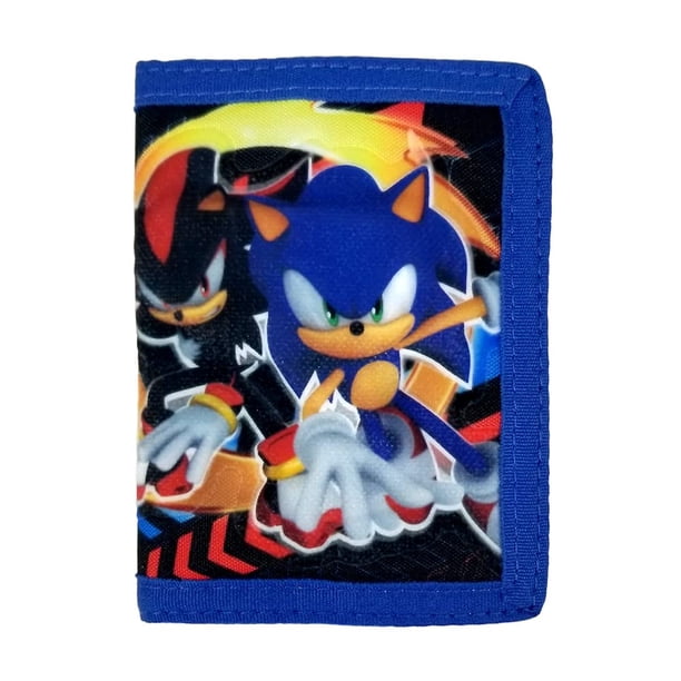 Cartera Trifold de Nylon del Equipo Sonic the Hedgehog, Resistente al Agua