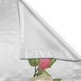 thumbnail image 3 of Ambesonne Flowers Kitchen Curtains, Ranunculus and Roses Design, 55"x39", Pink Cream Olive Green, 3 of 3