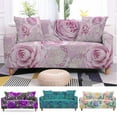 thumbnail image 5 of 3D Rose Flower Slipcovers Sofa Cover Floral Print for Living Room Sectional L Shape Sofa Couch Covers 2/3 Seater Funda De Sofá, 5 of 7