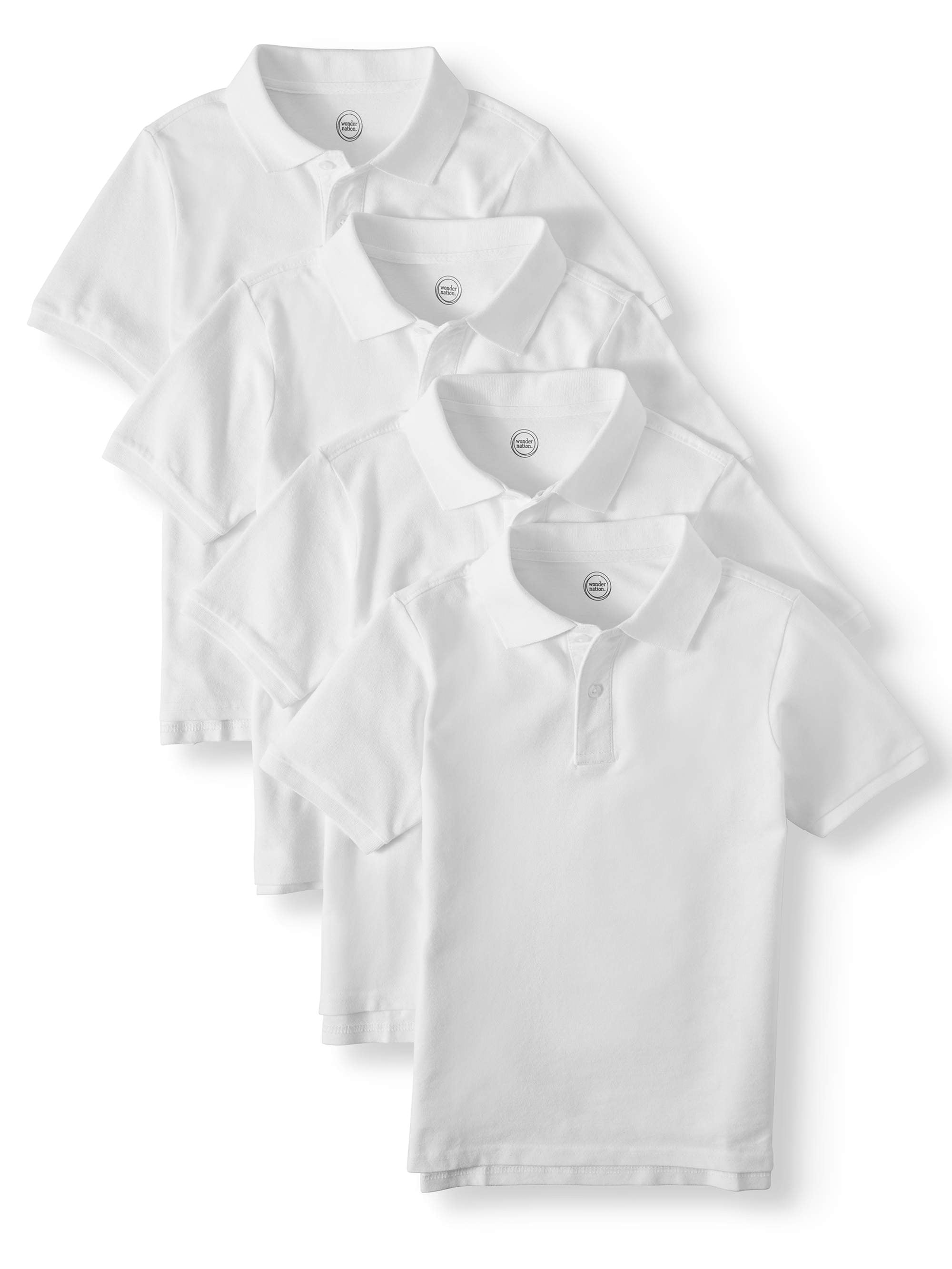 white polo shirt walmart