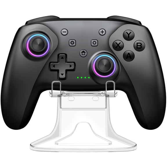 Wireless Switch Pro Controller for Switch 2/Switch OLED/Switch with Switch Controller Transparent Dock