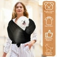 thumbnail image 2 of NewSoul Dog Carriers for Small Dogs Front Facing Dog Sling Carrier Hands Free Cat Carrier Pet Sling Carrier Cat Sling Carrier Anti-Anxiety Cat Sling for Outdoor Travel Walking, 2 of 9