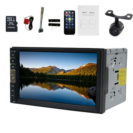 Am Deck - Eincar Linux system Car GPS Navigation In Dash 7 inch Double 2 DIN Car video Player Bluetooth car stereo AutoRadio with Touch Screen Lcd Monitor Head Units Deck radio AM FM autoradio headunit free ma
