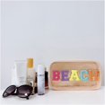 thumbnail image 3 of Bolsa de maquillaje cqoogrlx Clear Beach impermeable de nailon y PVC, 3 of 6