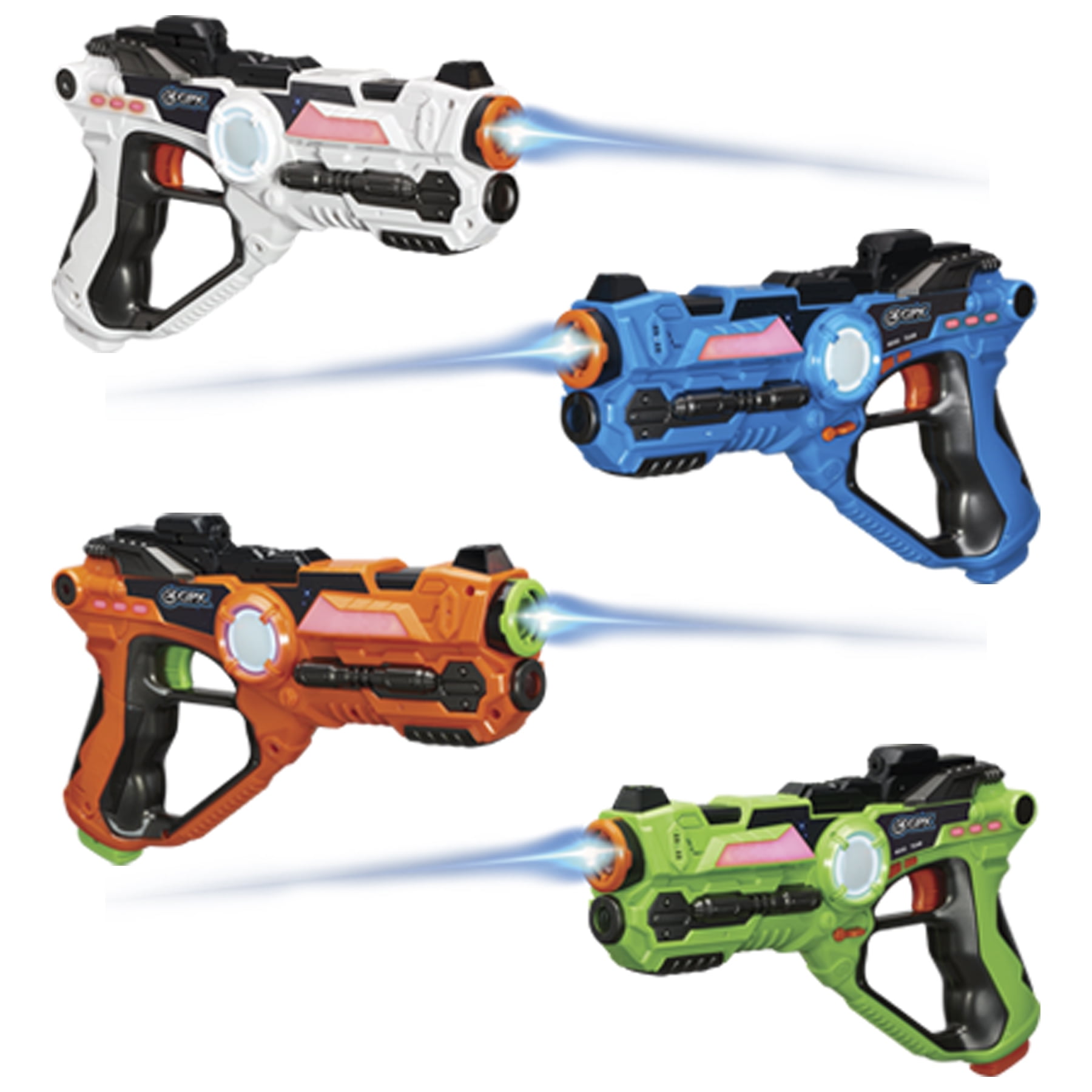 2 Pack Call of Life Laser Tag Blasters for Kids Blue & Yellow 