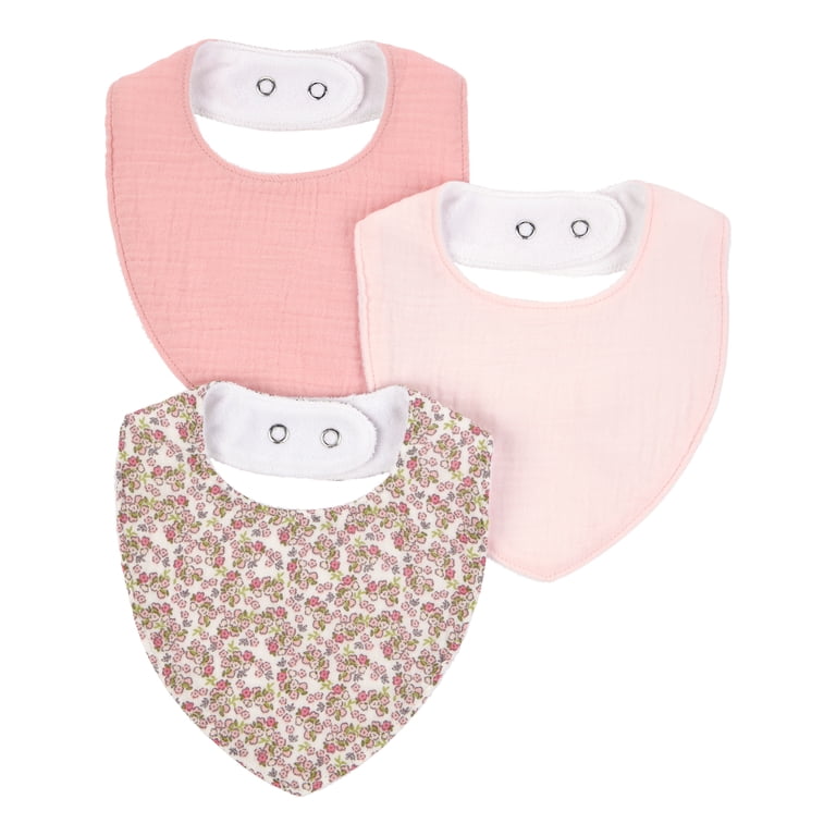 Carter's Child of Mine Baby Girl Bibs, 3-Pack photo 1