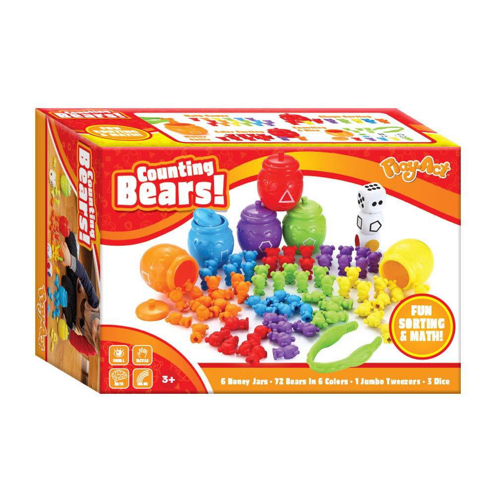 Joyin Play-Act Counting Sorting Bears Toy Set with Matching Sorting Cups Toddler 
