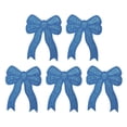 thumbnail image 1 of Parche de Lazo Brillante Plancha Lentejuelas Lazos Bordados Aplique para Jeans Chaquetas Ropa de Mujeres Gorras Mochilas Azul, 1 of 7