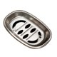 thumbnail image 1 of Double Layer Stainless Steel Soap Dish Tray Double Draining Soap Box Holder for Shower Bathroom Kitchen (Oval Laugh), 1 of 3