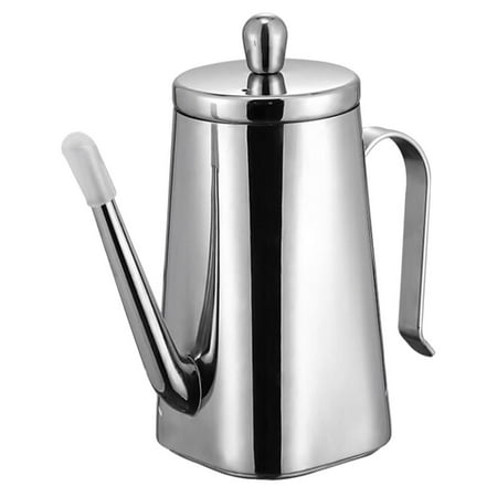 

Stainless Steel Oil Can Long Spout Oil Pot Large Capacity Oil Storage Bottle