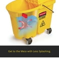 thumbnail image 2 of Rubbermaid Commercial Prod. FG757888BLUE 35 Quart Wavebrake Bucket & Wringer Combos, Blue, 2 of 4