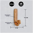 thumbnail image 3 of 3 Hook 6 Strips Adhesive Birds Decorative Wood Adhesive Wall Hooks for Coats – No-Drill Towel Hangers Cute Kids Key Holder for Wall, 3 of 4