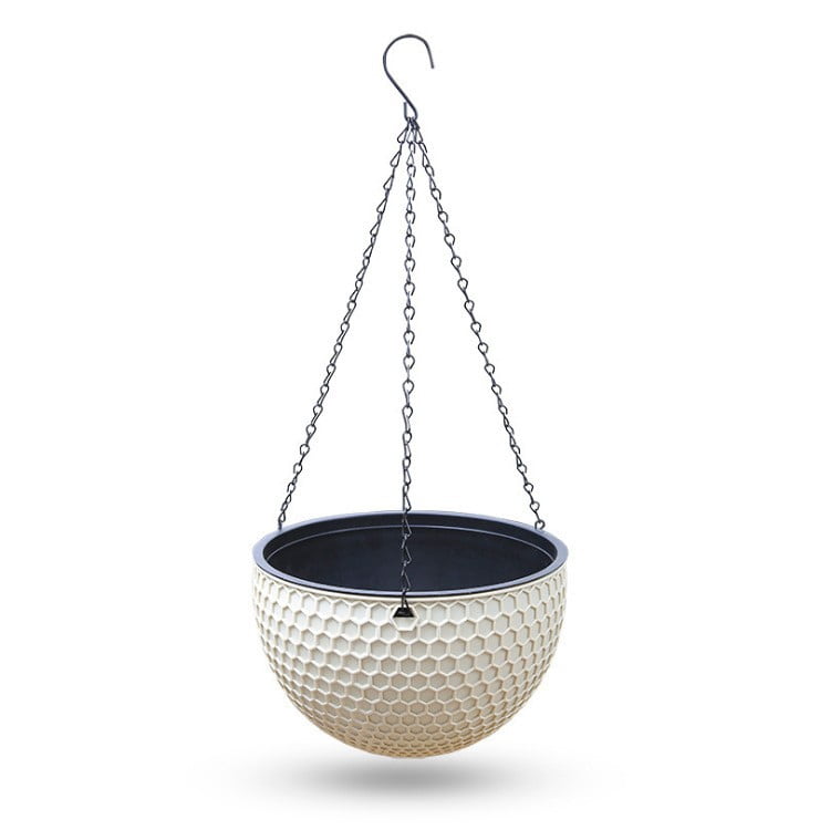 8.3 Inch Hanging Planters for Indoor Plants, Outdoor Garden Planter Pots, Honeycomb