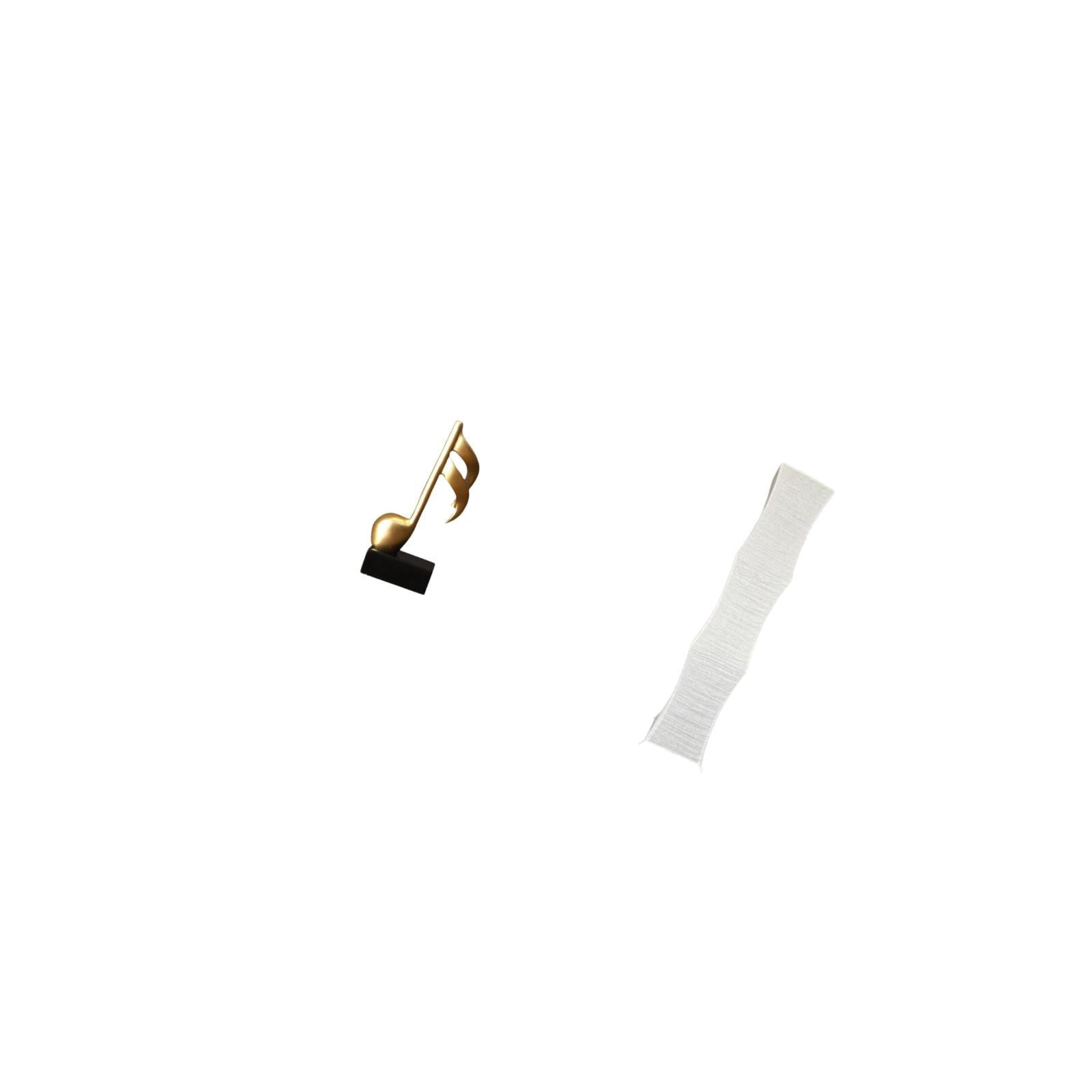 Desktop Figurine Music Note Sculpture Floor Lamp Shade Resin Material for Living Room Office Bedroom Decoration