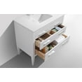 thumbnail image 4 of Kubebath Eiffel 36'' High Gloss White Vanity W/ Quartz Counter Top, 4 of 7