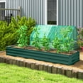 thumbnail image 2 of Outsunny 8x2x1ft Raised Garden Bed Large Galvanized Elevated Planter Box, 2 of 10